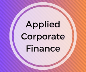 Applied Corporate Finance