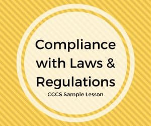 Compliance with Laws & Regulations